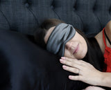 Silk sleeping mask Dreamwithus premium 22 mm - Black