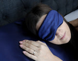 Silk sleeping mask Dreamwithus premium 22 mm - Navy Blue