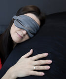 Silk sleeping mask Dreamwithus premium 22 mm - Black