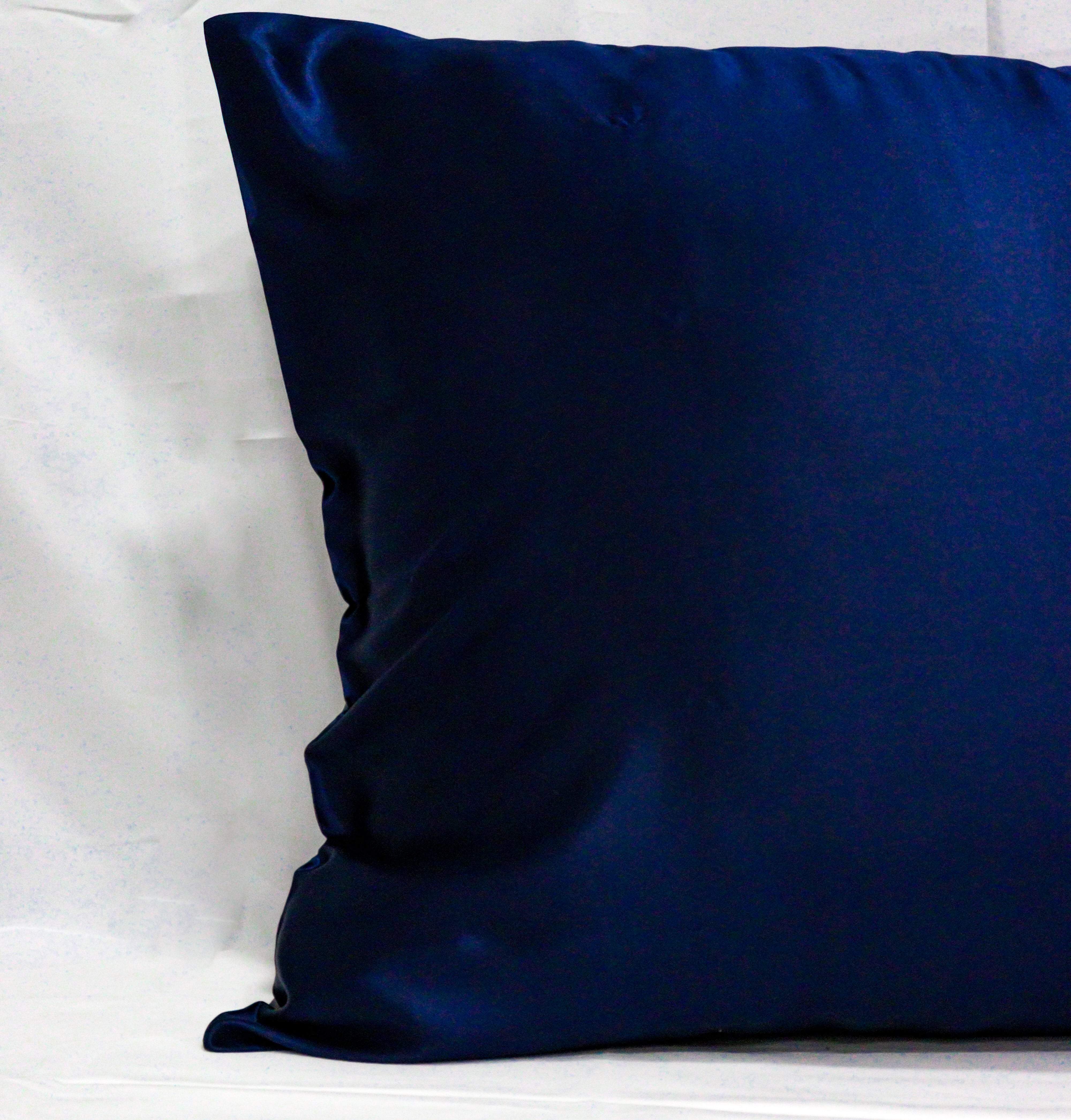 Silk Pillowcase Dreamswithus Premium Navy Blue